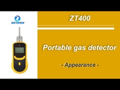 NH3 ανιχνευτών αερίου βιοαερίων Zetron ZT400 φορητή πολυ υπέρυθρη συσκευή ανάλυσης CH4 H2S Ο2